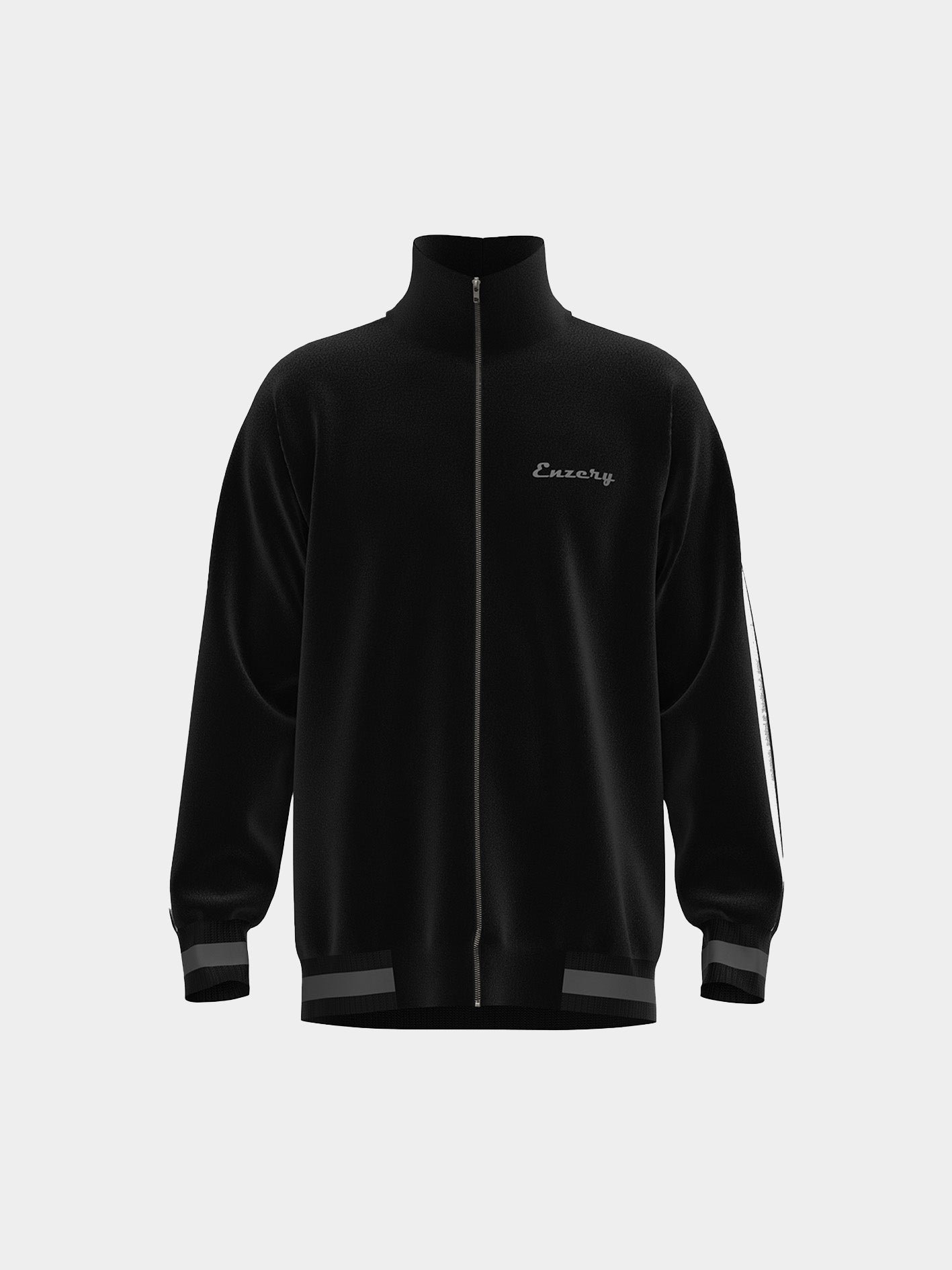 Meteor Night Black Stripes Velvet Jacket