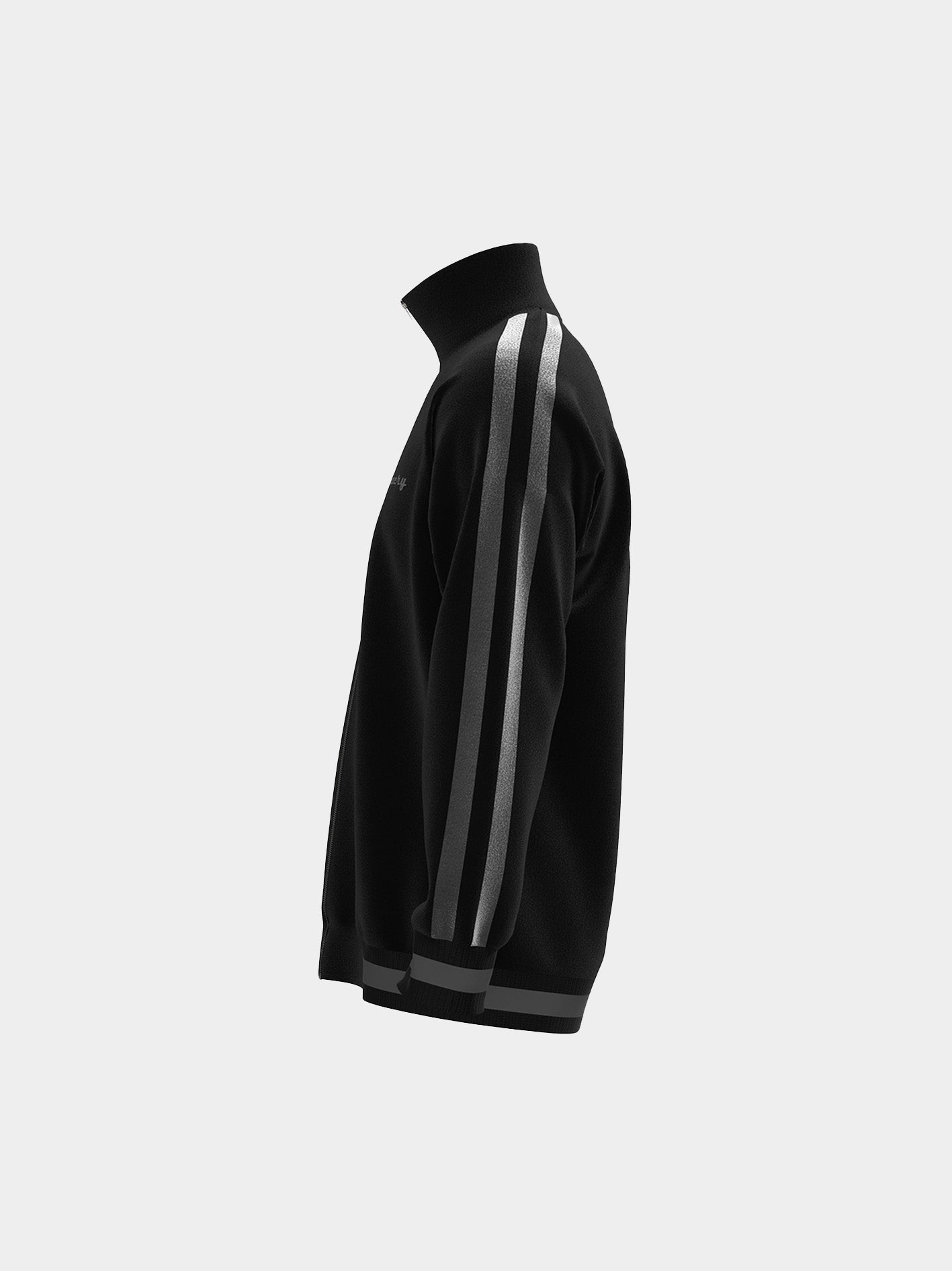 Meteor Night Black Stripes Velvet Jacket