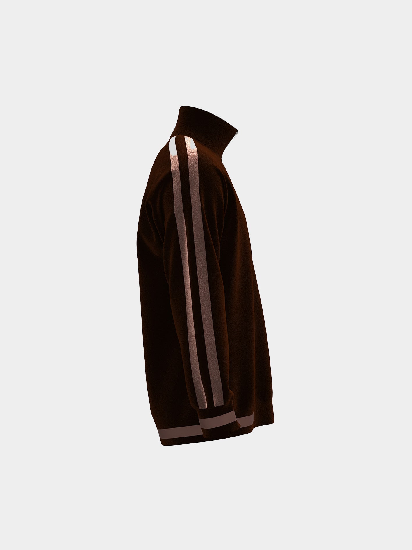 Meteor Choclate Brown Stripes Velvet Jacket