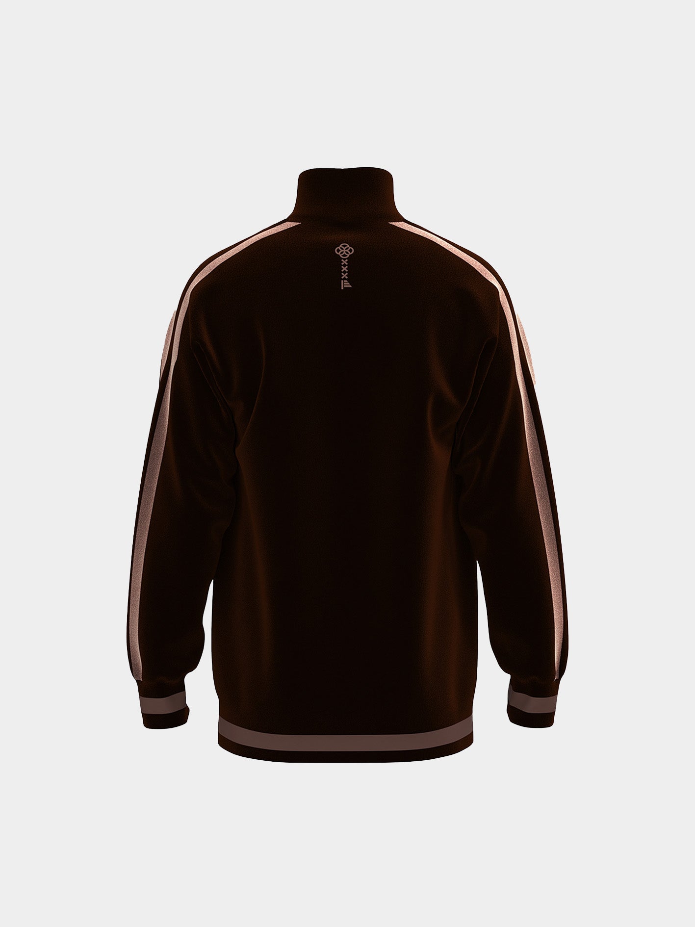 Meteor Choclate Brown Stripes Velvet Jacket