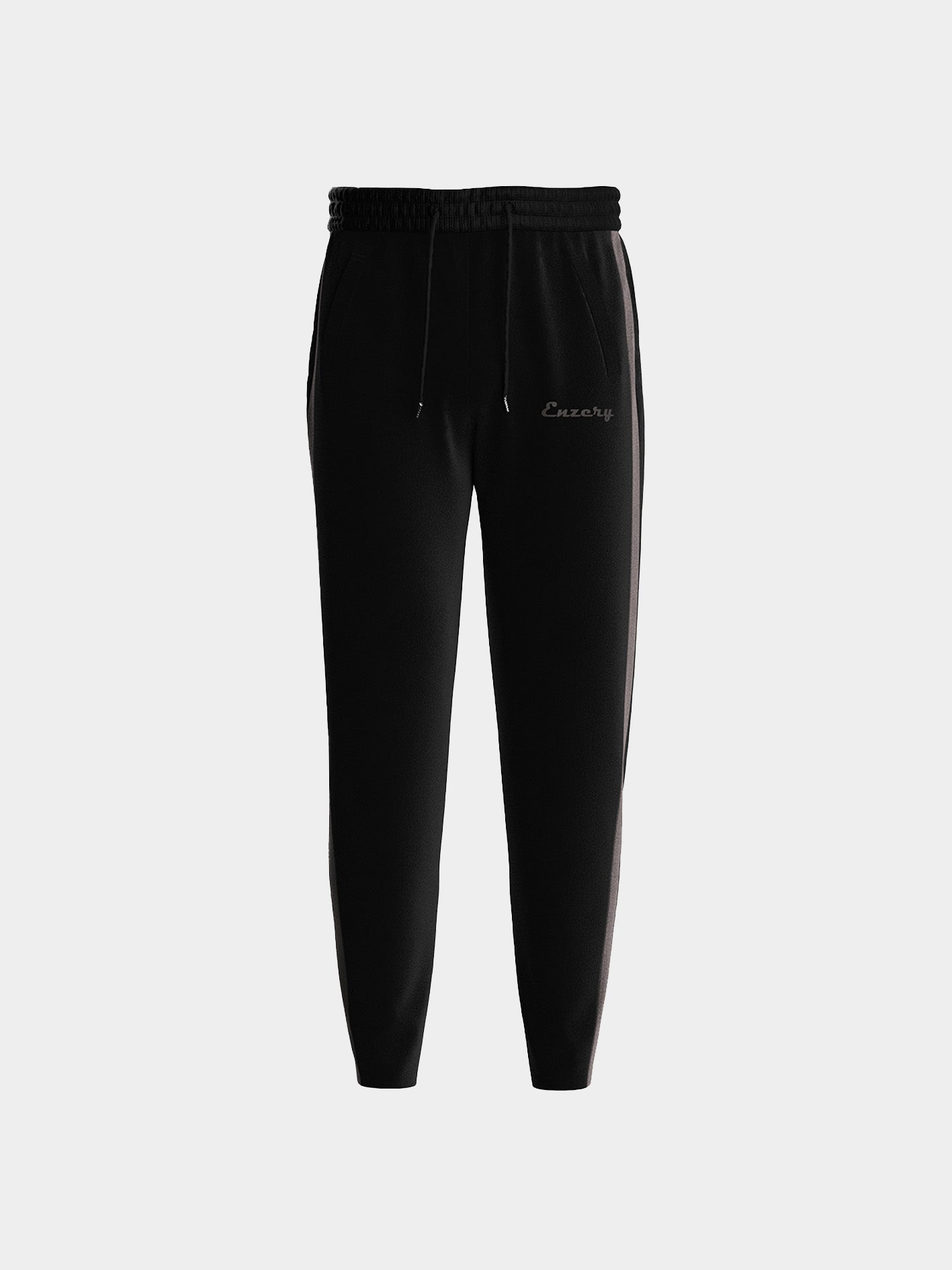Meteor Night Black Stripes Velvet Pants