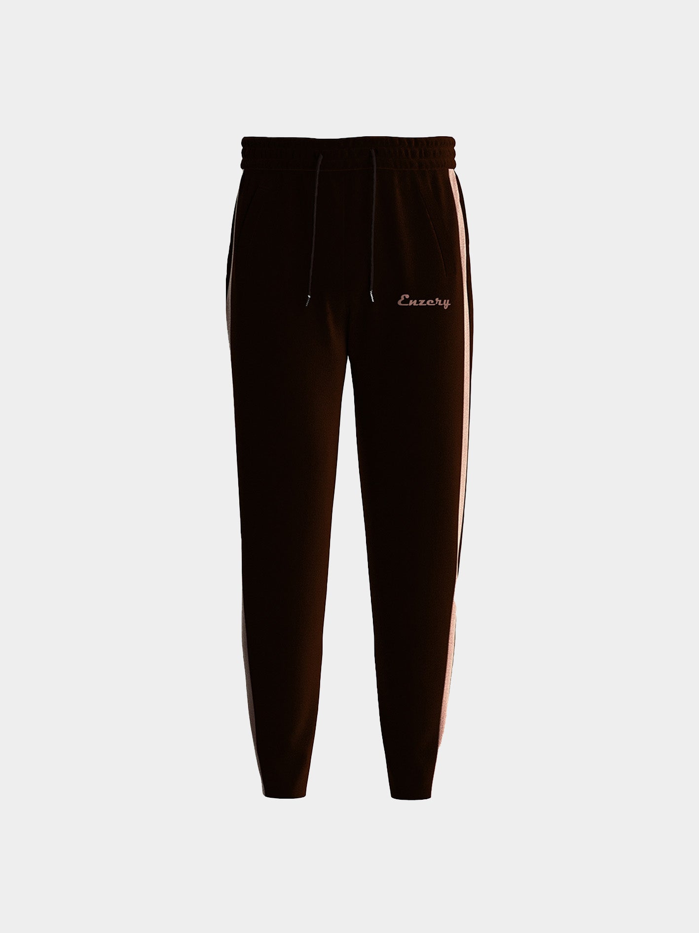 Meteor Choclate Brown Stripes Velvet Pants