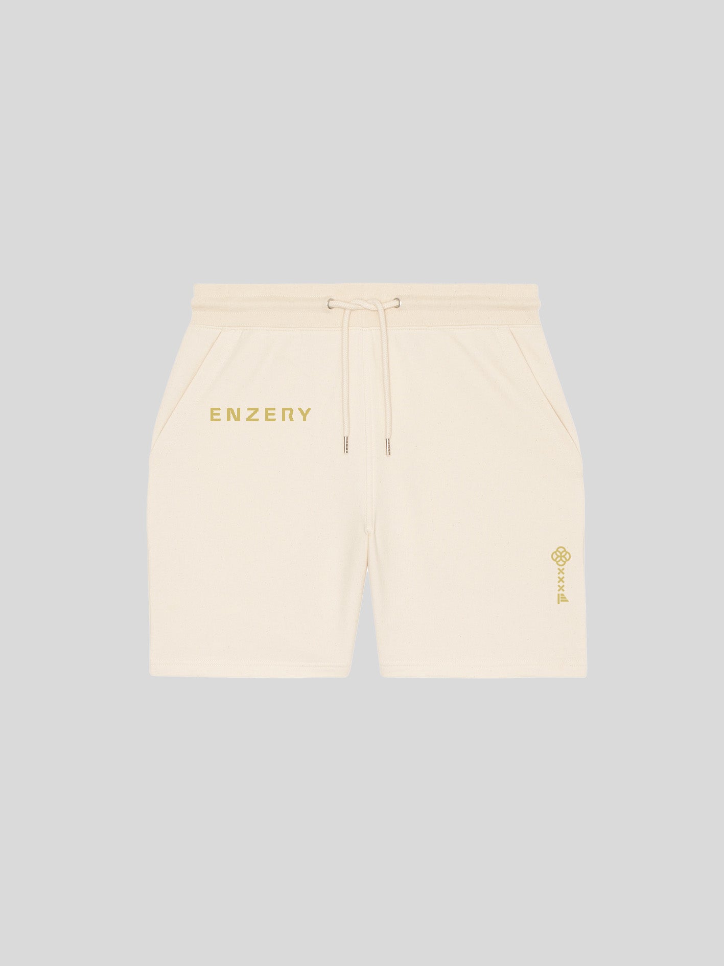 Elitaire Key Shorts Raw White